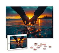 Puzzle Personnalisé Photo 1000/1500/2000/3000/4000/5000 Pièces Adultes, Personnalisez Votre Puzzle en Bois, Personnalisable avec Votre Propre Image, pour Adults, Couple, Idée Cadeau, Décoration, P-64
