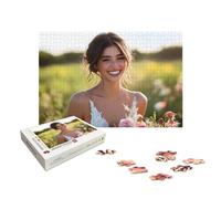 Puzzle Personnalisé Photo 1000/1500/2000/3000/4000/5000 Pièces Adultes, Puzzle Personnalisé avec Boite Cadeau, Jeu de Concentration pour Adultes, Idée Cadeau Femme Homme, Décoration Murale, X-1060