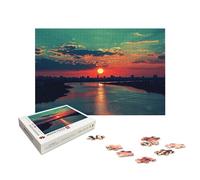 Puzzle Personnalisé Photo 1000/1500/2000/3000/4000/5000 Pièces Adultes, Puzzle Personnalisé avec Boite Cadeau, Jeu de Concentration pour Adultes, Idée Cadeau Femme Homme, Décoration Murale, X-205