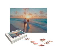 Puzzle Personnalisé Photo 1000/1500/2000/3000/4000/5000 Pièces Adultes, Puzzle Personnalisé avec Boite Cadeau, Jeu de Concentration pour Adultes, Idée Cadeau Femme Homme, Décoration Murale, X-527