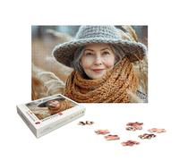 Puzzle Personnalisé Photo 1000/1500/2000/3000/4000/5000 Pièces Adultes, Puzzle Personnalisé avec Boite Cadeau, Jeu de Concentration pour Adultes, Idée Cadeau Femme Homme, Décoration Murale, X-1257