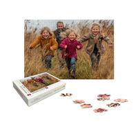 Puzzle Personnalisé Photo 1000/1500/2000/3000/4000/5000 Pièces Adultes, Puzzle Personnalisé avec Boite Cadeau, Jeu de Concentration pour Adultes, Idée Cadeau Femme Homme, Décoration Murale, X-232