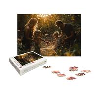 Puzzle Personnalisé Photo 1000/1500/2000/3000/4000/5000 Pièces Adultes, Puzzle Personnalisé avec Boite Cadeau, Jeu de Concentration pour Adultes, Idée Cadeau Femme Homme, Décoration Murale, X-766