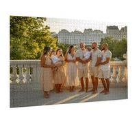 Puzzle Personnalisé Photo 1000/1500/3000/5000 Pièces, Personnalisez Votre Propre Puzzle, Puzzles Personnalisable Photo Texte Cadeau Unique pour Anniversaire Noël Mariage Famille Enfant Amis C-174