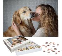 Puzzle Personnalisé Photo 1000/1500/3000/5000 Pièces, Personnalisez Votre Propre Puzzle, Puzzles Personnalisable Photo Texte Cadeau Unique pour Anniversaire Noël Mariage Famille Enfant Amis h-770