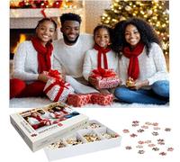 Puzzle Personnalisé Photo 1000/1500/3000/5000 Pièces, Personnalisez Votre Propre Puzzle, Puzzles Personnalisable Photo Texte Cadeau Unique pour Anniversaire Noël Mariage Famille Enfant Amis h-610