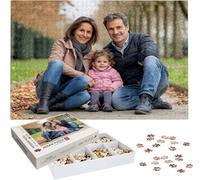 Puzzle Personnalisé Photo 1000/1500/3000/5000 Pièces, Personnalisez Votre Propre Puzzle, Puzzles Personnalisable Photo Texte Cadeau Unique pour Anniversaire Noël Mariage Famille Enfant Amis h-224