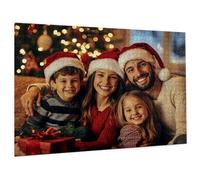 Puzzle Personnalisé Photo 1000/1500/3000/5000 Pièces, Puzzle Personnalisable avec Votre Propre Photo et Text pour Adults Enfants, Cadeau pour Vacances Anniversaire Mariage (Horizontal/Vertical) C-620