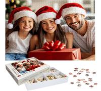 Puzzle Personnalisé Photo 1000/1500/3000/5000 Pièces, Puzzle Personnalisable avec Votre Propre Photo et Text pour Adults Enfants, Cadeau pour Vacances Anniversaire Mariage (Horizontal/Vertical) h-660