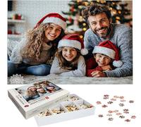 Puzzle Personnalisé Photo 1000/1500/3000/5000 Pièces, Puzzle Personnalisable avec Votre Propre Photo et Text pour Adults Enfants, Cadeau pour Vacances Anniversaire Mariage (Horizontal/Vertical) h-620