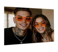 Puzzle Personnalisé Photo 1000/1500/3000/5000 Pièces, Puzzle Personnalisable avec Votre Propre Photo et Text pour Adults Enfants, Cadeau pour Vacances Anniversaire Mariage (Horizontal/Vertical) C-1006