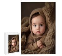 Puzzle Personnalisé Photo - 35/70/120/200/300/500/1000/1500/2000/3000/4000/5000/6000 Pièces, Puzzle en Bois sur Mesure pour Adultes, Personnalisez Votre Puzzles, Cadeaux pour Couple, Famille, Amis