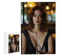 Puzzle Personnalisé Photo - 35/70/120/200/300/500/1000/1500/2000/3000/4000/5000/6000 Pièces, Puzzle en Bois sur Mesure pour Adultes, Personnalisez Votre Puzzles, Cadeaux pour Couple, Famille, Amis