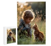 Puzzle Personnalisé Photo - 35/70/120/200/300/500/1000/1500/2000/3000/4000/5000/6000 Pièces, Puzzle en Bois sur Mesure pour Adultes, Personnalisez Votre Puzzles, Cadeaux pour Couple, Famille, Amis