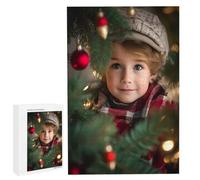 Puzzle Personnalisé Photo - 35/70/120/200/300/500/1000/1500/2000/3000/4000/5000/6000 Pièces, Puzzle en Bois sur Mesure pour Adultes, Personnalisez Votre Puzzles, Cadeaux pour Couple, Famille, Amis