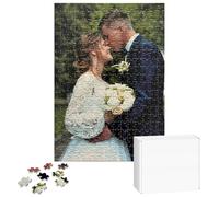 Puzzle personnalisé Photo 50/100/300/500/1000 pièces, Puzzles pour Adultes et enfants-300PCS Vertical