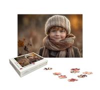 Puzzle Personnalisé Photo, Puzzle Personnalisé 2000 Pièces Adultes en Bois, Personnalisable avec Votre Propre Image, avec Coffret Cadeau, Cadeaux pour Couple Famille Amis, Décoration Chambre, X-171