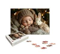 Puzzle Personnalisé Photo, Puzzle Personnalisé 3000 Pièces Adultes en Bois, Personnalisable avec Votre Propre Image, avec Coffret Cadeau, Cadeaux pour Couple Famille Amis, Décoration Chambre, X-270