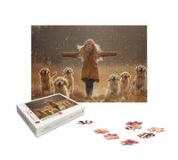 Puzzle Personnalisé Photo, Puzzle Personnalisé 3000 Pièces Adultes en Bois, Personnalisable avec Votre Propre Image, avec Coffret Cadeau, Cadeaux pour Couple Famille Amis, Décoration Chambre, X-872