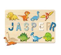 Puzzle Personnalisé Prenom, Puzzle Bebe Prenom Personnalisé Bois Enfant, Cadeau Personnalisable 1 an Bois Animaux Alphabet Enfant