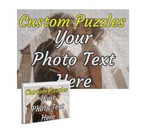 Puzzle personnalisé Puzzle personnalisé avec Photos personnalisées 200/300/500/1000 pièces, Puzzle en Bois personnalisé pour Adultes et Enfants, Puzzle Familial, Puzzle pour Animaux de Compagnie