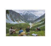 Puzzle Personnalisé Puzzle Personnalisé Photo avec Photo Texte, 300/500/1000 PièCes, Jigsaw sur Mesure pour La Famille, Cadeau Anniversaire & NoëL, PièCes en Bois CréEz Personnalisé Cadeau