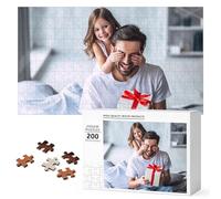 Puzzle Personnalisé Utilisez Vos Photos préférées pour Puzzle personnalisé Cadeau pour la Famille, Le Mariage, la Remise des diplômes, l'animal de Compagnie (200 Pcs)