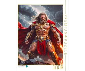 Puzzle · Perun, Le Dieu du Tonnerre et de la Guerre | Mythologie slave · Dieux, héros et monstres · 1000 pièces · Format assemblé 64 × 48 cm · CALVENDO Puzzle