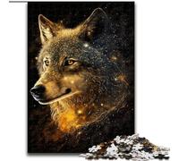 Puzzle pervers doré 1000 pièces pour Adultes, en Bois, pour se détendre et se Mettre au défi, décoration d'intérieur colorée, pour Les Amis(1000 pièces, 50x75cm)