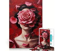Puzzle Pétales de Passion 1000 Pièces pour Adolescents Jeu de Logique et de Train Décoration Murale Légère et Découpe Lisse (38x52cm)