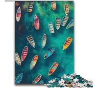 Puzzle Petit Bateau sur la Mer 2000 pièces pour Adolescents, Un défi Difficile à réaliser en Cadeau pour Toute la Famille (70x100cm)