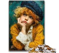 Puzzle Petit Garçon en Colère pour Adultes 1000 Pièces, Anti-Stress, Défi Difficile, Offrez-Le en Cadeau à Toute la Famille (50x75cm)