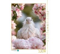 Puzzle · Petite Mouette Orientale, Charme Parmi Les Fleurs | 1000 pièces · Format assemblé 64 × 48 cm · CALVENDO Puzzle