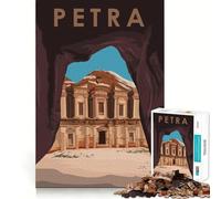Puzzle Petra Jordan Design Poster pour Adultes, 1000 pièces, Jeu de logique Transparente, Loisirs, découpe Parfaite, Cadeau créatif (50x75cm)
