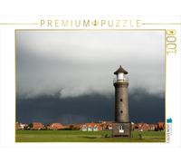 Puzzle · Phare de Memmertfeuer | 1000 pièces · Format assemblé 64 × 48 cm · CALVENDO Puzzle
