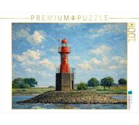 Puzzle · Phare de Pagensand-Nord | Un moment de calme entre l'eau et la verdure de l'île · 1000 pièces · Format assemblé 64 × 48 cm · CALVENDO Puzzle