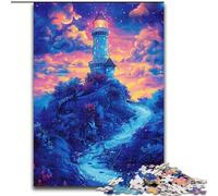 Puzzle Phare de Rêve 1000 pièces pour Adultes et Adolescents, Anti-Stress, Vacances à la Maison, Passe-Temps, Amour Entre Couples (50x75cm)