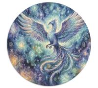 Puzzle Phénix 1000 Pièces en Voitureton pour Adultes Enfants Jeu D’activité Intérieure Puzzle Phénix Runes Cadeau Anniversaire Décoration Intérieure 1000pcs (67.5x67.5cm)