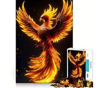 Puzzle Phénix 1000 pièces pour Adultes Renforce la mémoire Loisirs Amusant Qualité supérieure Cadeau élégant (38x26cm)