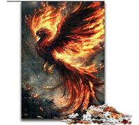 Puzzle Phénix mystérieux 1000 pièces pour Adultes, Jeux éducatifs, Jouets à Faire soi-même avec Affiche et fiche de Questions Assorties (50x75cm)