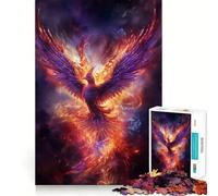 Puzzle phénix Mystique pour Adolescents, 1000 pièces, Jeu de réflexion, Divertissement, découpe de qualité supérieure, Cadeau attentionné (50x75cm)