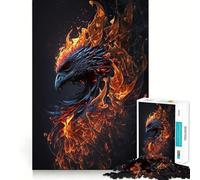 Puzzle Phénix Mystique pour Adultes 1000 Pièces Jeu de Réflexion Détente et Sérénité Design Design (38x52cm)
