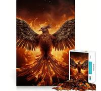 Puzzle phénix Mystique pour Adultes, 1000 pièces, Logic Boost Toy Group Joy Premium Edge, Surprise d'anniversaire (50x75cm)