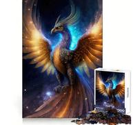 Puzzle phénix nébuleuse Mystique pour Adultes, 1000 pièces, Jeu d'exercice Mental, détente, Design, Assemblage, Cadeau Exquis (38x26cm)