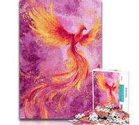Puzzle Phoenix 1000 pièces pour Adultes et Adolescents, Jouet éducatif et décompressant, Cadeau d'anniversaire, décoration Murale 38x26cm