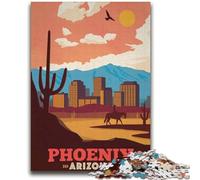 Puzzle Phoenix 2000 pièces pour Adultes, Jeux éducatifs à Faire soi-même avec Affiche et fiche de Questions Assorties, pour Les 14 Ans et Plus, 2000 pièces (70x100cm)
