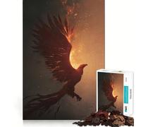 Puzzle Phoenix in Awakening 1000 pièces pour Adolescents, Jeu de logique mentale, évasion apaisante, Objet de Collection aux Bords Fins (50x75cm)