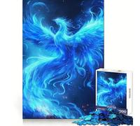 Puzzle Phoenix Neon Animal 1000 pièces pour Adolescents, Jeu de logique, Jeu de Groupe, découpe de précision, Cadeau attentionné (50x75cm)
