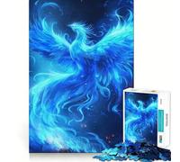 Puzzle Phoenix Neon Animal 1000 pièces pour Adultes, Jouet Intelligent, Passe-Temps à la Maison, Bords Lisses, Objet de Collection (38x52cm)