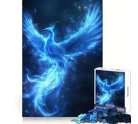 Puzzle Phoenix Neon Animal pour Adultes, 1000 pièces, Jeu de réflexion, Joie familiale, découpe de précision, Joli Cadeau (50x75cm)